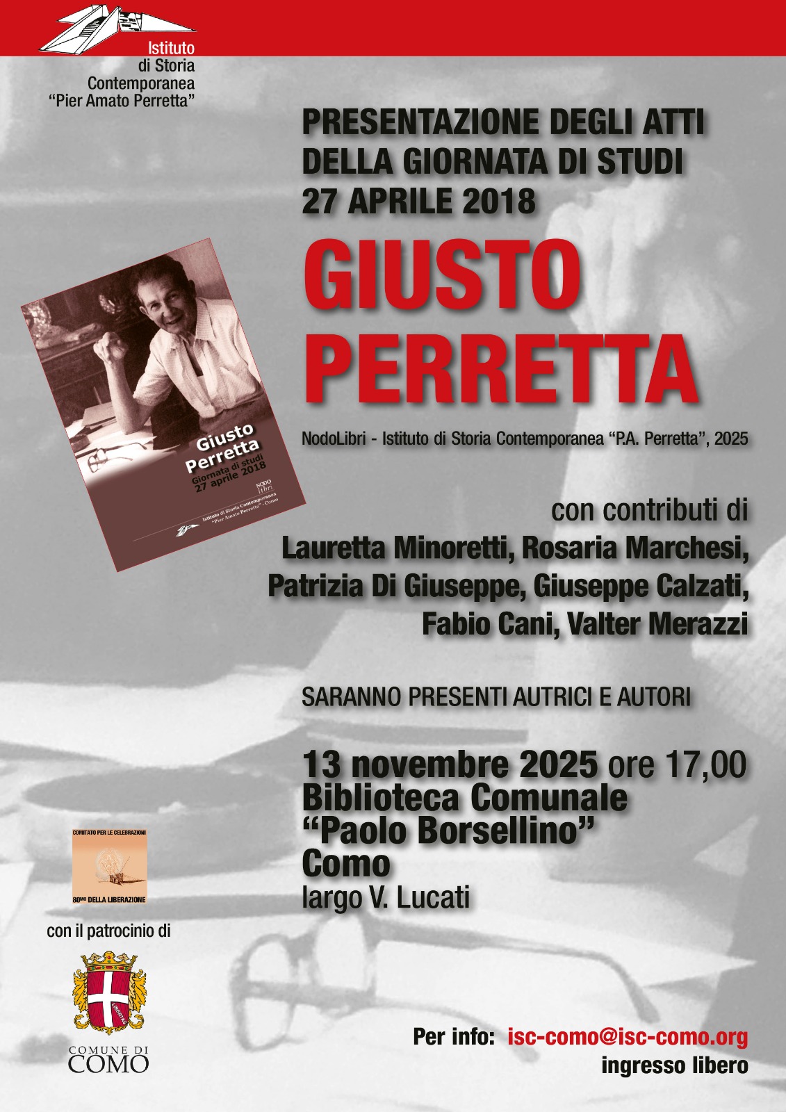 Featured image for “Presentazione libro Giusto Perretta”